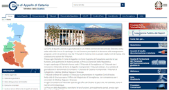 Desktop Screenshot of corteappellocatania.it